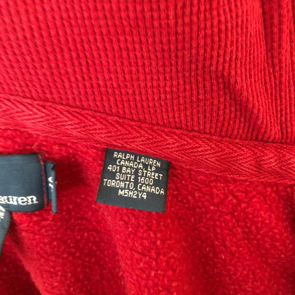 EUC Men’s Polo by Ralph Lauren Hoodie Small - Picture 4 of 8